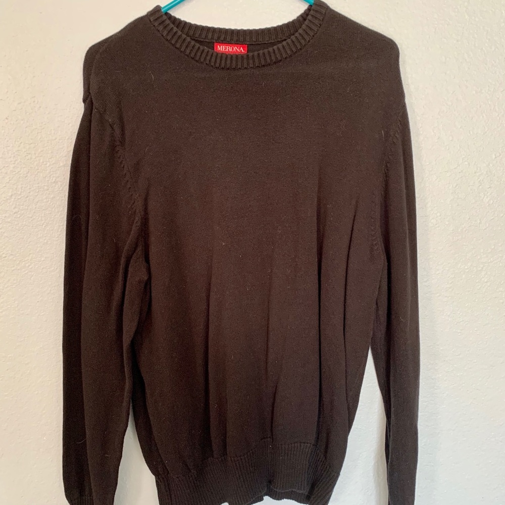 Merona Black Sweater Large EOC